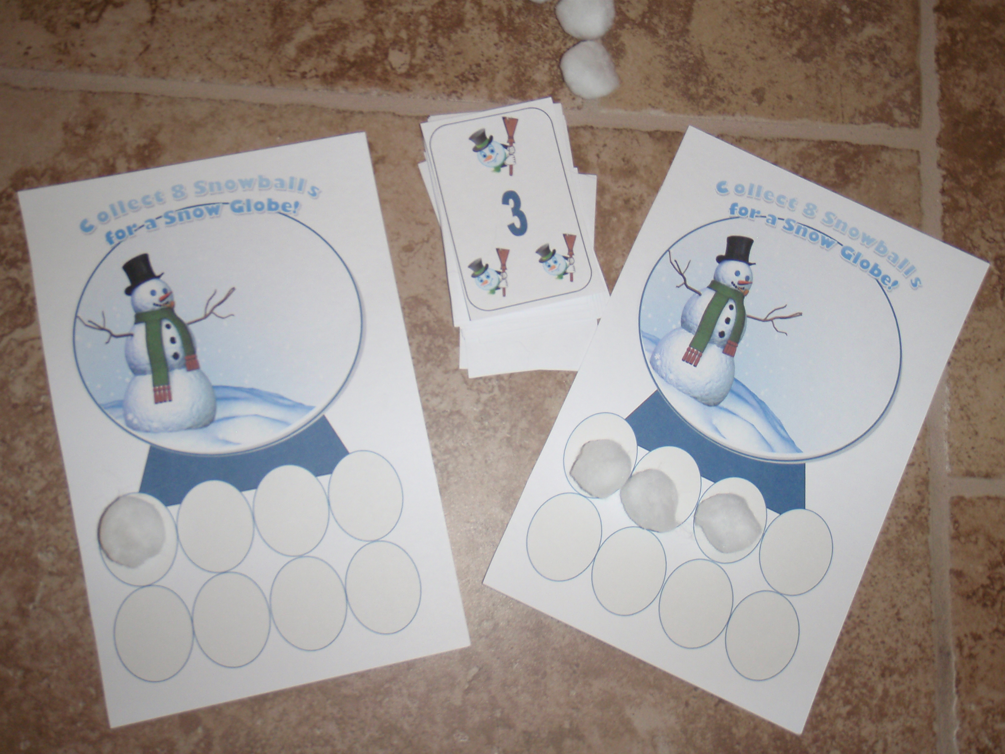 Snowman And Gingerbread Printables