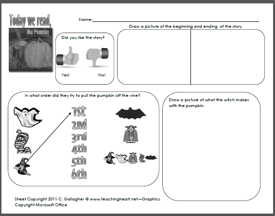 Pumpkin Themed Kindergarten Math Worksheets Kindergarten Mom