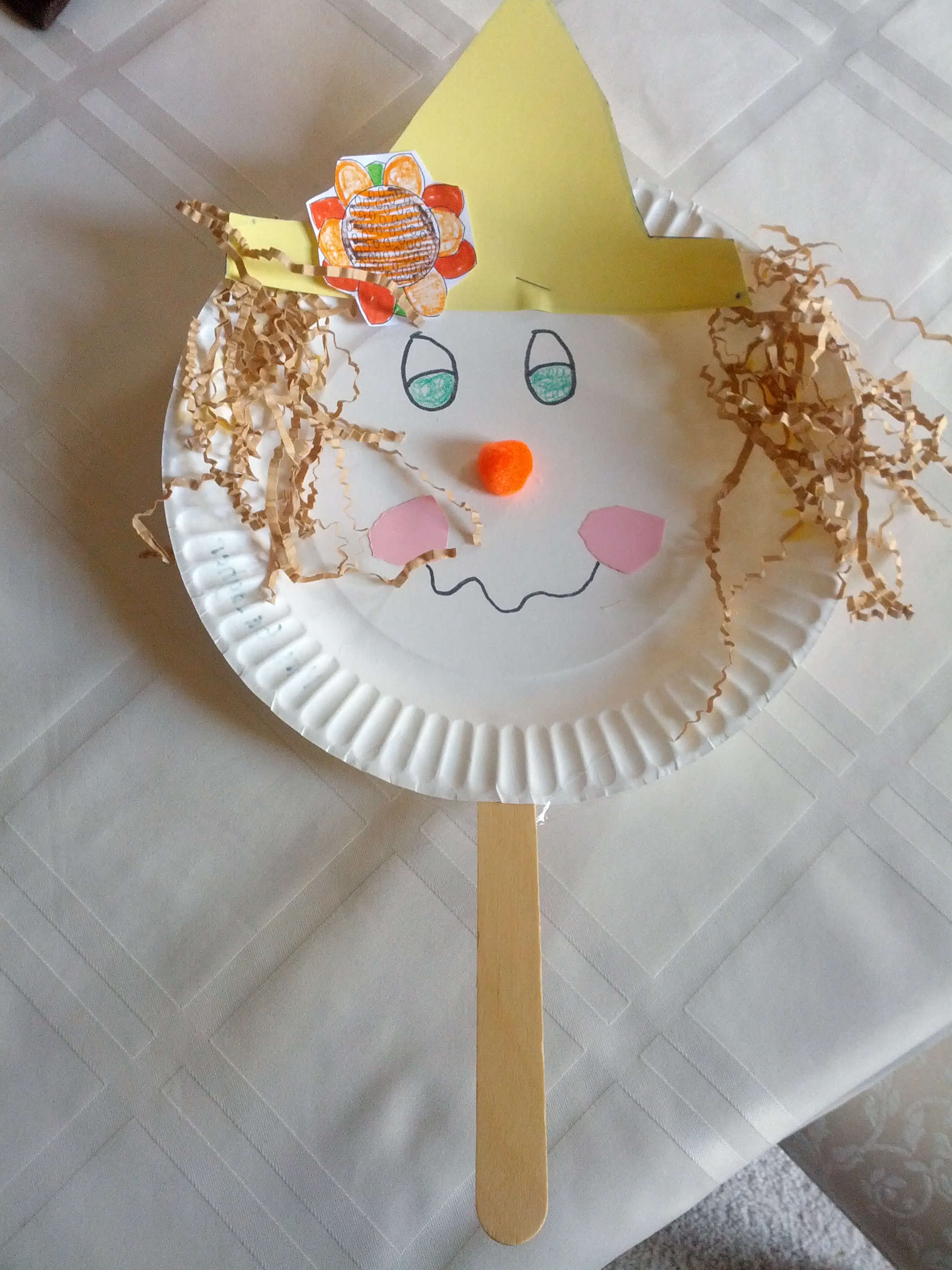 Paper Plate Scarecrow Teaching Heart Blog