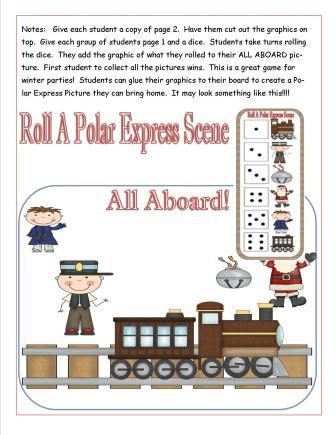 The Polar Express Lessons Ideas Crafts And Printables To Match This Book Train Theme Unit