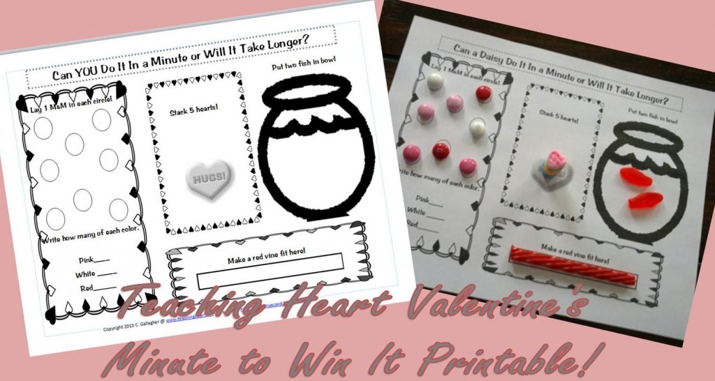 minute to win it printable decorations