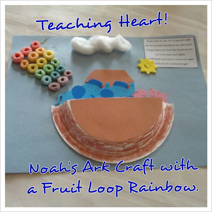 Noah’s Ark Fruit Loop Craft – Teaching Heart Blog