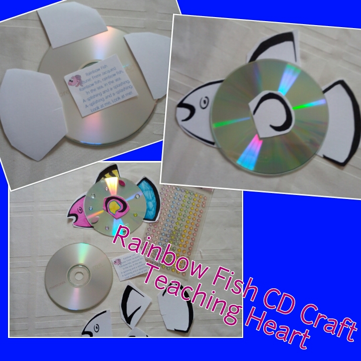 Recycled CD Fish - The Rainbow Fish