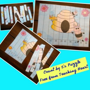 Free Bee Puzzle to Print - Teaching Heart