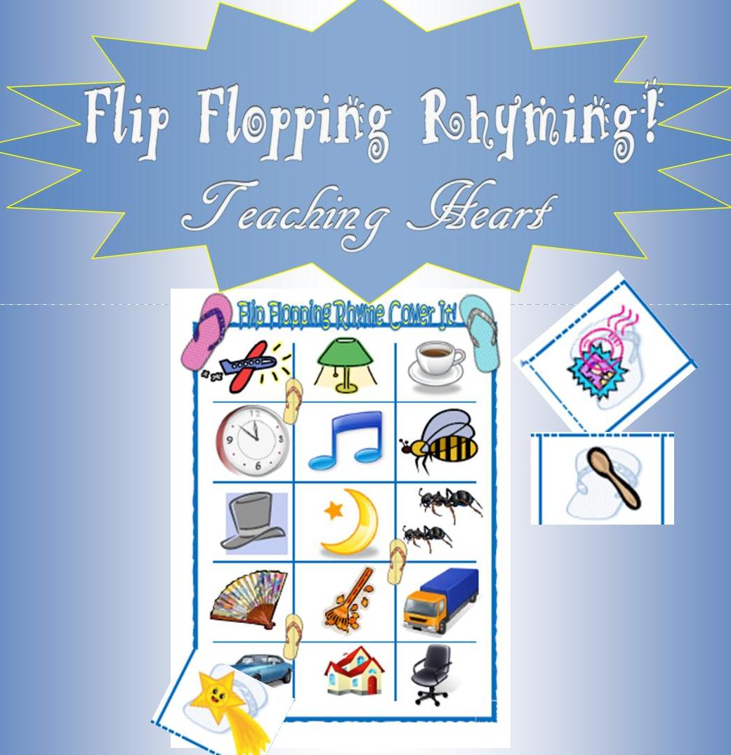 Flip Flop Rhyme Activity Free From Teaching Heart