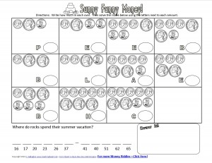 Summer Funny Money Joke Math