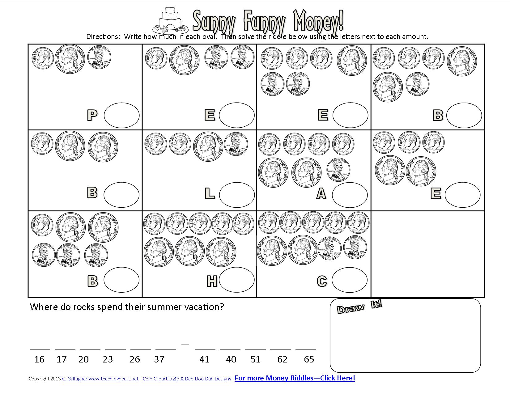 Many FREE Summer Themed Worksheets   Classroom Freebies
