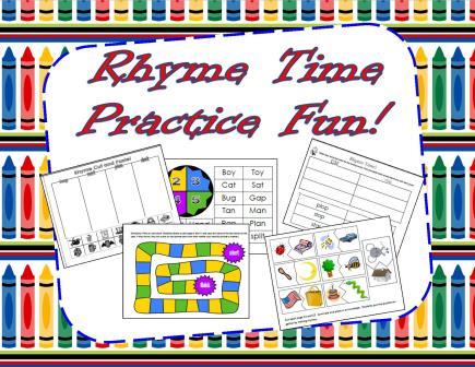 Back to School Rhyming Activity - Have Fun Teaching