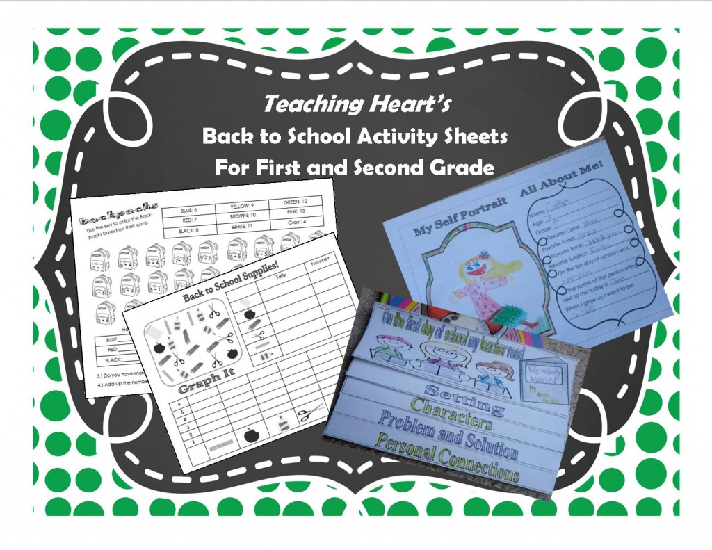 Teaching Heart Worksheets and 2 Games For Back To School!