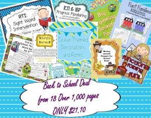 Back to School hands on printables