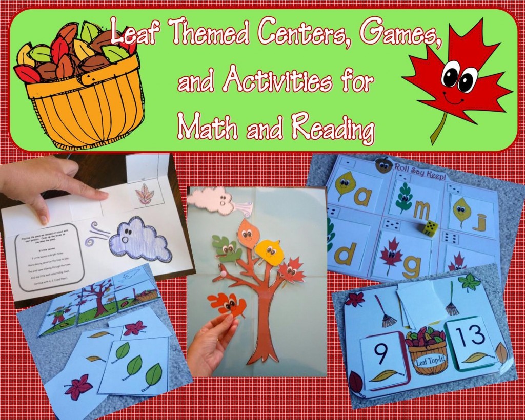 Leaf Packet for Preschool and Kindergarten 