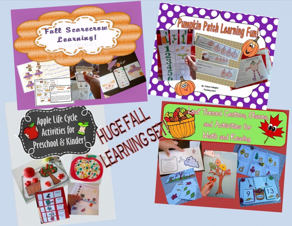 Teaching Heart Fall Bundle of Printables