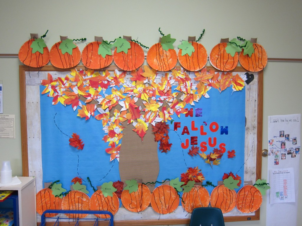 Leaf Spinner Art Bulletin Board