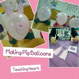 Pig Balloon Craft