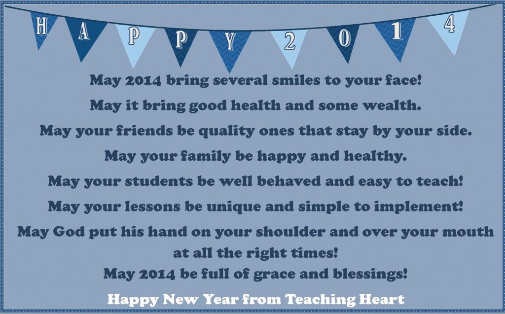 Happy New Year for TEachingheart!