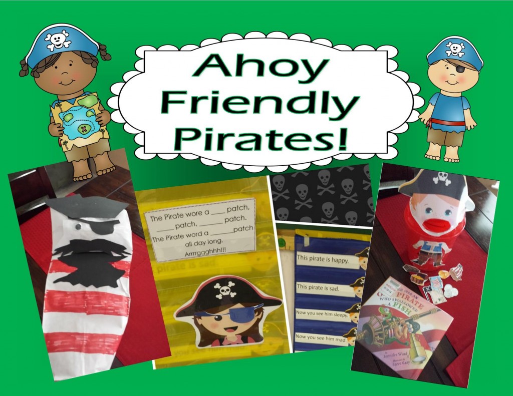 Pirate Themed Activities For Preschool and Kindergarten 