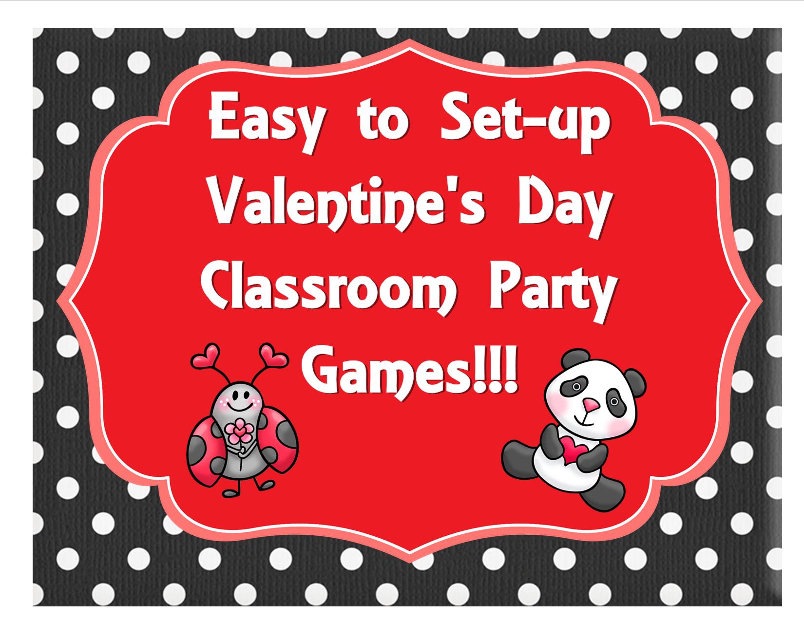 Easy Valentine’s Day Classroom Party Games! – Teaching ...