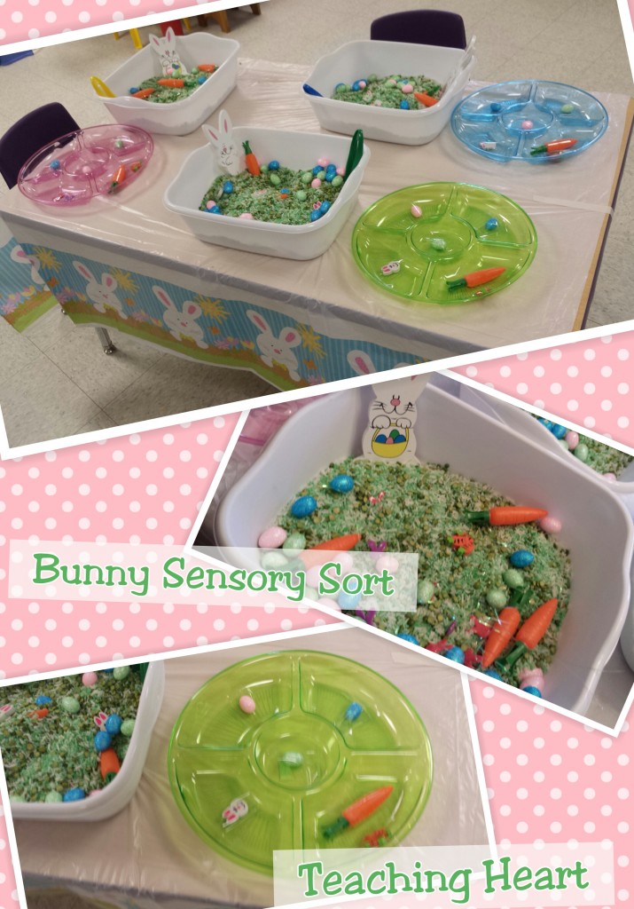 Bunny Sensory Table - Sorting 