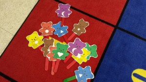 color bears shapes activity