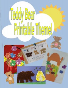 Teddy Bear Packet for a Preschool or Kindergarten Math Reading Lesson... Centers and more!  