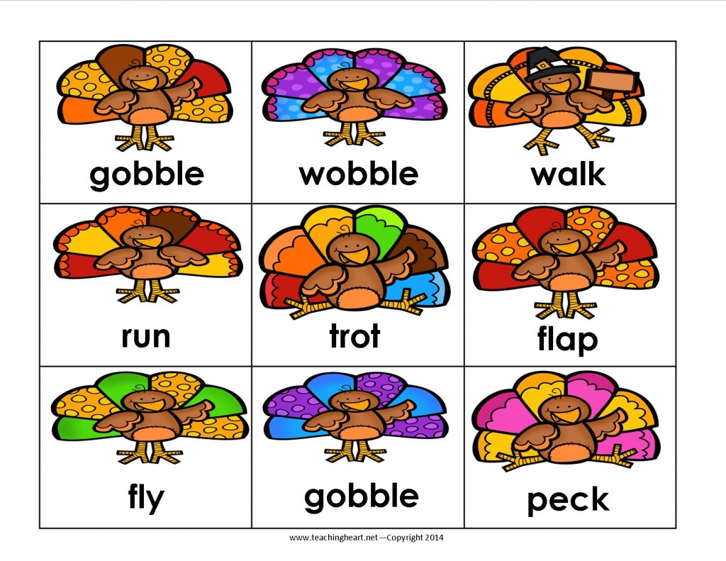 Turkey Verbs