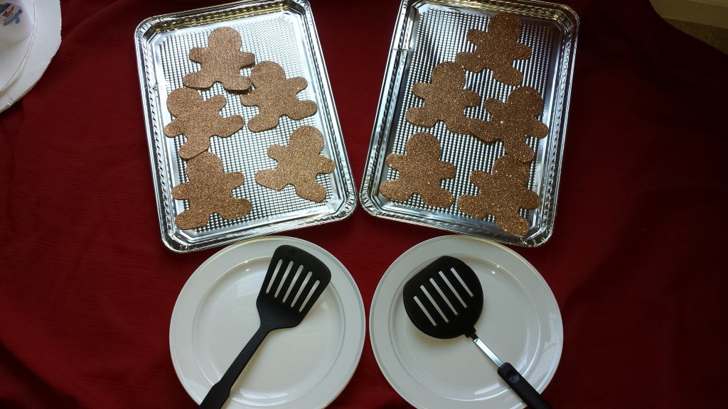 Gingerbread Cookie Relay Party Game - Homeroom Moms Come See!