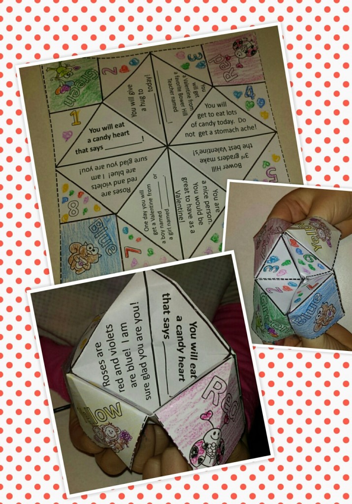 VAlentine's Day Themed Cootie Catcher