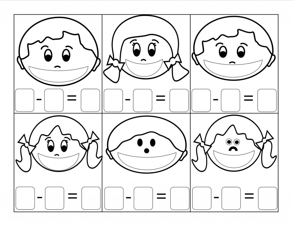 Teeth Subtraction Activity Sheet