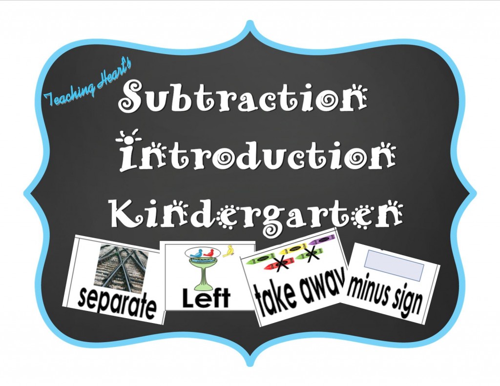Kindergarten Subtraction Ideas Topic * Envisions