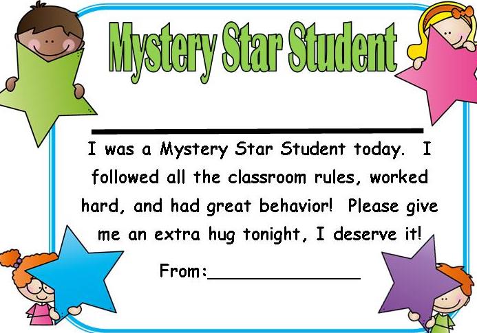 Star Student Card