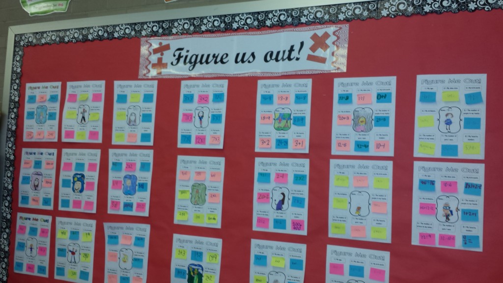 Figure Us Out Display - Teaching Heart!