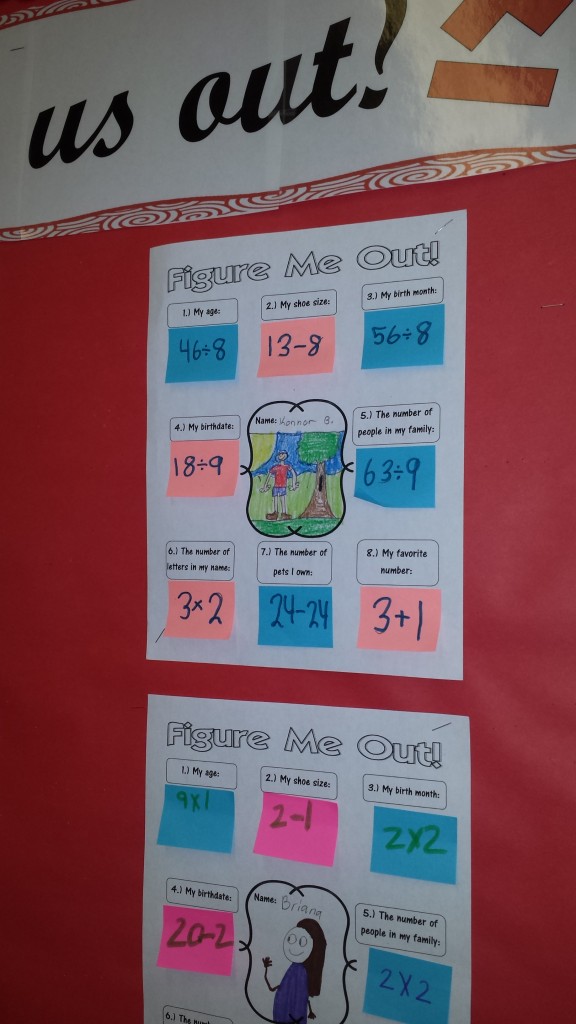 Figure Us Out Math Activity